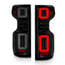 ANZO 19-21 Chevy Silverado Full LED Taillights Black Housing Smoke Lens G2 (w/C light Bars)-6