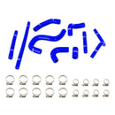 Mishimoto 96-02 Toyota 4Runner 3.4L (w/ Rear Heater) Silicone Heater Hose Kit - Blue-1