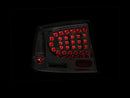 ANZO 2006-2008 Dodge Charger LED Taillights Dark Smoke-3