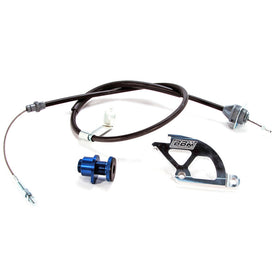 BBK 79-95 Mustang Adjustable Clutch Quadrant Cable And Firewall Adjuster Kit - 0