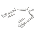 MagnaFlow Axle-Back, SS, 2.5in, Quad Split Rear 3.5in Tip 2015 Dodge Challenger 3.6L V6-22
