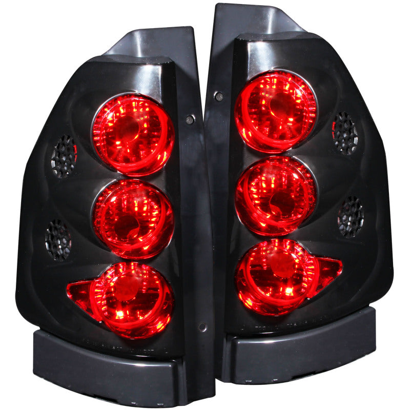 ANZO 2002-2008 Gmc Envoy Taillights Black - 0