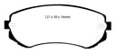 EBC 89-94 Nissan Skyline (R32) 1.8 Yellowstuff Front Brake Pads-4