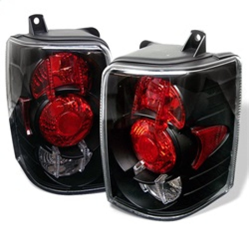 Spyder Jeep Grand Cherokee 93-98 Euro Style Tail Lights Black ALT-YD-JGC93-BK - 0