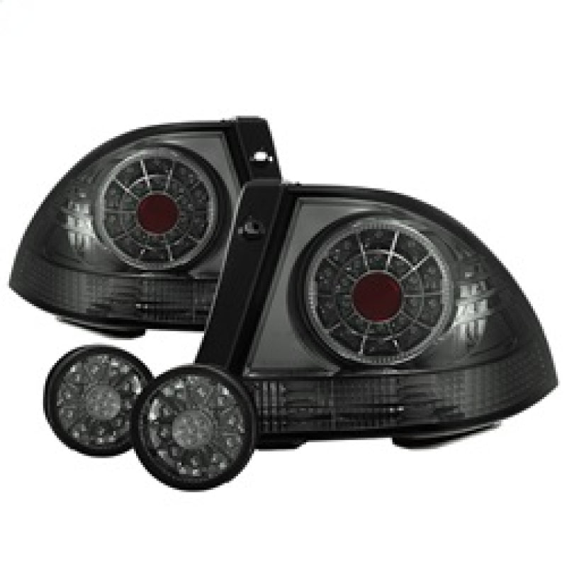 Spyder 01-03 Lexus IS300 LED Tail Lights w/Inner Trunk Lights - Smoke (ALT-YD-LIS300-LED-SET-SM) - 0