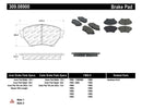 StopTech Performance 01-05 Miata w/ Sport Suspension Front Brake Pads D890-1