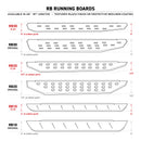 Go Rhino RB10 Running Boards - Tex Black - 80in-7
