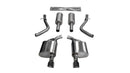 Corsa 2017-2020 Dodge Charger 5.7L V8 Xtreme Cat-Back Dual Rear Exit w/4.5in Black Tips-1