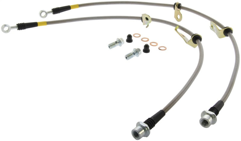 StopTech 06-17 Lexus HS250h / Toyota RAV4 Stainless Steel Front Brake Lines - 0