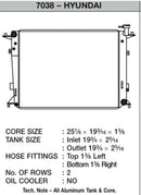 CSF 10-12 Hyundai Genesis 3.8L Radiator-5