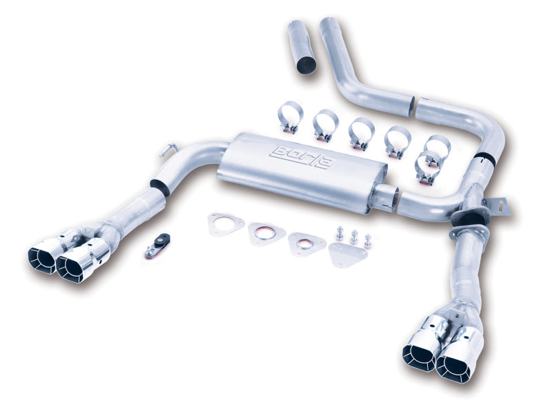 Borla 98-01 CAMARO/TRANS AM 5.7L V8 AT/MT Catback Exhaust Quad Tips - 0