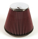 K&N Round Tapered Universal Air Filter 6in Flange ID x 7.5in Base OD x 4.5in Top OD x 6in H-10