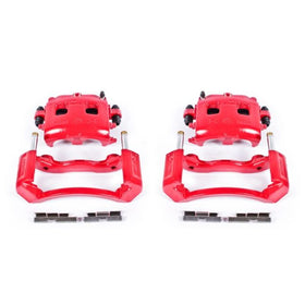 Power Stop 02-05 Dodge Ram 1500 Front Red Calipers w/Brackets - Pair - 0