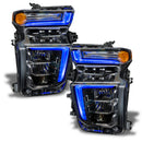 Oracle 20-21 Chevy Silverado HD 2500/3500 RGB+W Headlight DRL Upgrade Kit - ColorSHIFT-8