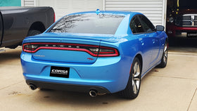 Corsa 2015-2016 Dodge Charger R/T w/ Pursuit Valance 2.5in Inlet / 4in Outlet Polished Tip Kit - 0