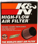 K&N Universal Air Filter 4in Flange / 5-3/8in Base / 4-1/2in Top / 6in Height-9