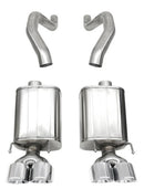 Corsa 06-13 Chevy Corvette C6 Z06 7.0L / 09-13 ZR1 6.2L Polished Axle-Back Exhaust w/4.5in Twin Tips-5