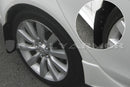 Rally Armor 07-17 Mitsubishi Lancer Basic Black Mud Flap w/ Black Logo-1
