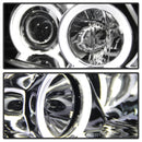 Spyder BMW E90 3-Series 06-08 (4 dr) Proj LED Halo Amber Reflctr Rplc Bulb Smke PRO-YD-BMWE9005-AM-S-16