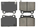 StopTech Performance 08+ Mitsubishi Evolution X Rear Brake Pads-5