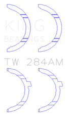 King Engine Bearings Toyota/Lexus 2JZGE/2JZGTE 3.0L Thrust Washer Set-1