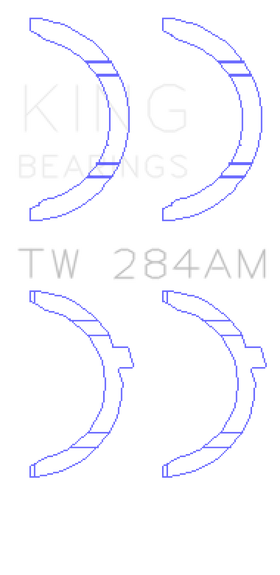 King Engine Bearings Toyota/Lexus 2JZGE/2JZGTE 3.0L Thrust Washer Set