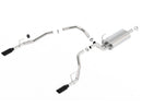 Borla 09-17 Ram 1500 5.7L V8 5in Single Tip Black Chrome Cat-Back Touring Exhaust Through Bumper-2