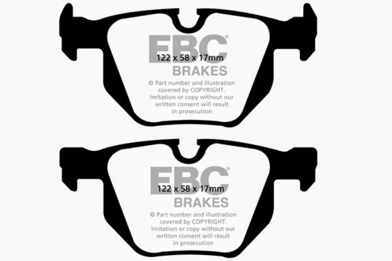 EBC 13+ BMW X1 3.0 Turbo (35i) Redstuff Rear Brake Pads - 0