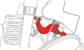 SPC Performance 10-14 VW Golf / 05-10 VW Jetta / 06-09 VW Rabbit Rear Adjustable Camber Arm - 0