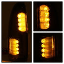 xTune Ford Superduty F250-F650 03-07 Amber LED Mirror Signal Lens - Smoke ACC-LED-FDSD99-MR-SM-8