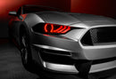 Oracle Lighting 18-23 Ford Mustang Dynamic ColorSHIFT LED Headlights - Black Series-14