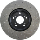 StopTech 04-08 Acura TL (Brembo Caliber) SportStop Slotted &amp; Drilled Right Front Rotor-6