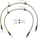 StopTech 08+ Scion xB Front Stainless Steel Brake Lines-4