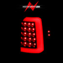 ANZO 1997-2004 Dodge Dakota LED Taillights Black Housing Clear Lens Pair-5