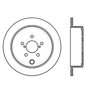 StopTech Power Slot 08-10 WRX Rear Right Slotted Rotor - 0