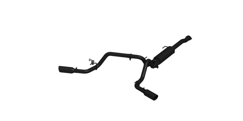 MBRP 2016 Toyota Tacoma 3.5L 3in Cat Back Dual Split Side Black - 0