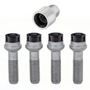McGard Wheel Lock Bolt Set - 4pk. (Radius Seat) M14X1.5 / 17mm Hex / 45.0mm Shank Length - Black-1