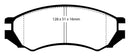 EBC 91-93 Nissan NX 2.0 (ABS) Yellowstuff Front Brake Pads-5
