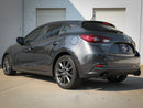 aFe Takeda 2-1/2in 304 SS Axle-Back Exhaust w/ Carbon Fiber Tips 14-18 Mazda 3 L4 2.0L/2.5L-3