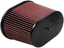K&N Universal Air Filter - Oval Straight - 3.688in Flange ID x 10.25in Base O/S Length x 7.875in H-1