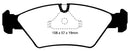 EBC 87-91 BMW M3 2.3 (E30) Redstuff Front Brake Pads-2