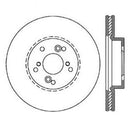 StopTech Power Slot Slotted 99-08 Acura TL (STD Caliper) / 01-03 CL / 04-09 TSX Front Right Rotor-1