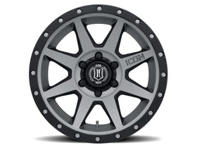ICON Rebound 18x9 6x5.5 0mm Offset 5in BS 106.1mm Bore Titanium Wheel - 0