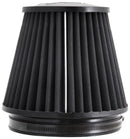 K&N Universal Rubber Filter Round Tapered 6in Flange ID x 7.5in Base OD x 5.25in Top OD x 6in Height-6