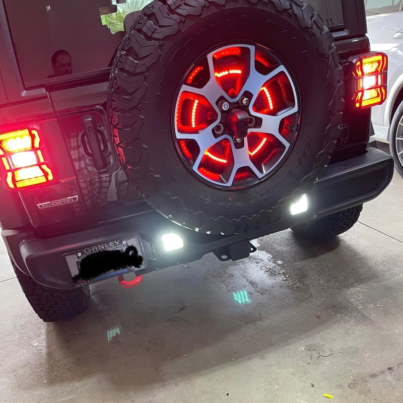 Oracle Rear Bumper LED Reverse Lights for Jeep Wrangler JL - 6000K - 0