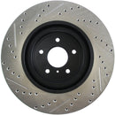 StopTech Infiniti G37 / Nissan 370Z SportStop Slotted & Drilled Front Left Rotor-8