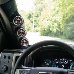 Autometer 2-1/16in Triple Pillar 14-15 Chevy Full Size (Gen 3) - 0