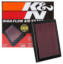 K&N 2016 Nissan Titan XD V8-5.0L Replacement Drop In Air Filter-14