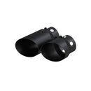 MBRP 2008+ Ford F250/350/450 6.4 L 4 inlet 5 Tip Cover Set - 6.75in and 9.75in Length - Black-1