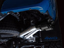 AWE Tuning 16-22 Toyota Tacoma 0FG Cat-Back Exhaust w/ BashGuard - Dual Diamond Black Tips-7